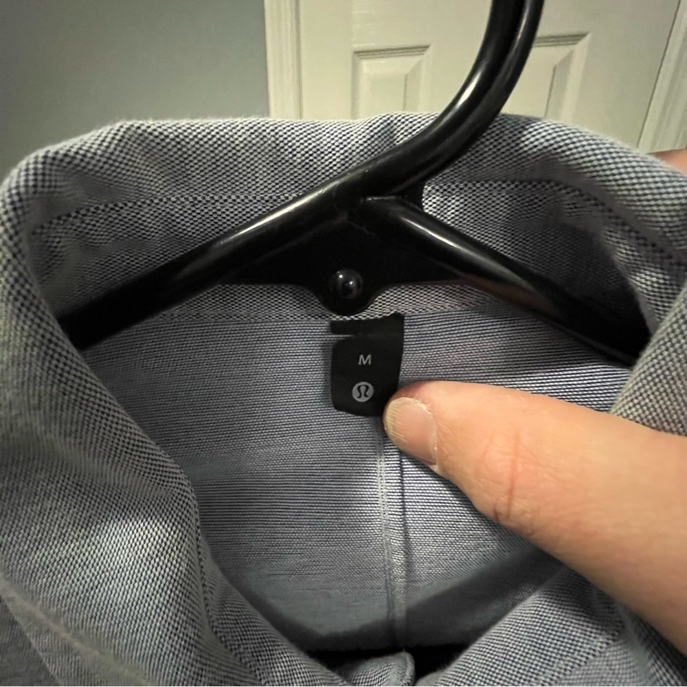Lululemon Gray Polo Shirt
